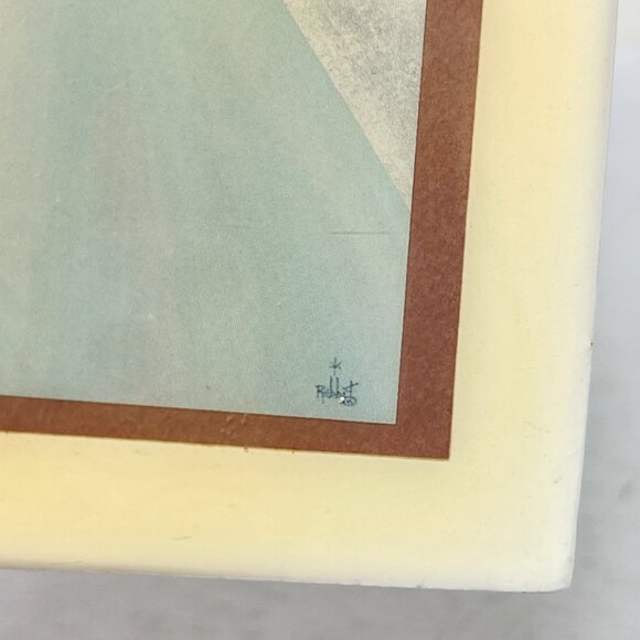 Vintage BILL RABBIT "Promises, Hopes & Dreams" Ceramic Art Tile Native American - Picture 4 of 6